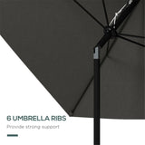 ZNTS Outdoor beach umbrella / Sun Umbrella （Prohibited by WalMart） 47425850