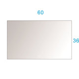 60 x 36Inch LED Mirror Bathroom Vanity Mirror with Back Light, Wall Mount Anti-Fog Memory Large W928P178226