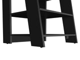 McNeal Freestanding Bathroom Shelf With Open Storage, Black B128P237181