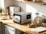 33 Lbs Countertop Ice Maker Self-Cleaning Portable Machine with Scoop Drawer-Style Access Chewable 48793548