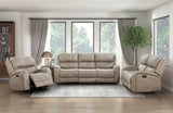 Luxurious Style Double Reclining Loveseat 1pc Brown Plush Comfortable Living Room Furniture B011P144391