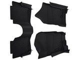 Anti-Slip TPE Floor Mats Liner fit for Nissan Titan Crew Cab 2017-2021 Black Set 92496772