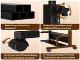 Height Adjustable Desk Standing Desk Small Desk for Small Spaces, Mobile Rolling Computer Desk on 58805378