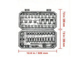 55-Piece 1/4" Drive Impact Socket Set 61816068