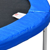 14FT Trampoline for Adults & Kids with Basketball Hoop, Outdoor Trampolines w/Ladder and Safety W28552056