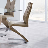 ZNTS TONY BROWN DINING CHAIRS B201P291019