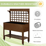 Wooden PlanterFlower shelf,Wood Planter Box,Wooden Garden Box 46885743