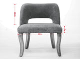 Wooden Dining Chairs Set of 2, Modern Fabric Upholstered Dining Room Chair Kitchen Chairs, Farmhouse 44735108
