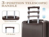 14"/20" 2 pcs/set in ABS Spinner Wheel Luggage, with Combination Lock and Front Opening Design, 14" 04628953