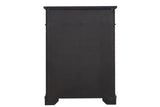 Grace Traditional Style 5-Drawer Chest Made with wood in Rustic Gray B00978932