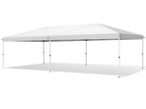 10x20 ft Instant Pop Up Canopy Tent White, 6 Mesh Panels 2 Doors 4 Net Sides, 41921225
