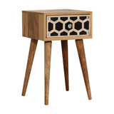 Artisan Furniture Solid Wood Mini Bone Inlay Bedside B182P202487