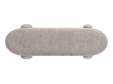 Hugo 49" Oval Fully Upholstered Storage Bench, Boucle B2719P238469