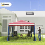 ZNTS 3X3M Pop Up Canopy Party Tent -AS （Prohibited by WalMart） 12317303