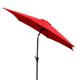 9' Pole Umbrella With Carry Bag, Red TJB004_B-061RED