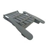 Outdoor or indoor Wood Adirondack chair, foldable, grey W49591472