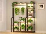 Large Stand Indoor with Grow Light, 71 Inches Tall Shelf, 8 Tiered Heavy-Duty Metal 62197716