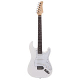 ZNTS Rosewood Fingerboard Electric Guitar White 12619055