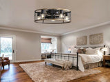 20 Inch Indoor Caged Ceiling Fan with Light Remote Control LED Bulb Ceiling Fan W934P146855