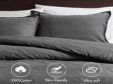 3PCS King/Cal King Twill Washed Duvet Set B035P341123
