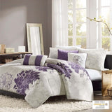 King/Cal King 6 Piece Printed Duvet Cover Set B035129163