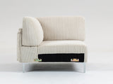 Modular Sectional Sofa Corner Seat,Middle Seat Module Couch,Beige W3098P257005