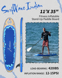 ZNTS Inflatable Stand Up Paddle Board 11'x34"x6" With Accessories W1440P192253