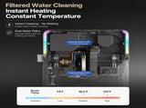 Smart Toilet with Bidet Seat,Auto Open/Close Seat, Foot Sensor, LED Display,Night Light, Warm Water W3598P508843