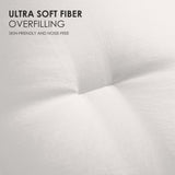 Two-pack of 100% polyester brushed single comforters with microfiber filling, down 81210315