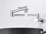 Brass Foldable Kitchen Faucet Rotatable Tap Only for Cold Water Chrome 38584869