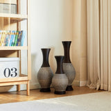 Desktop Vase, Brown Decorative Floor Vase, Classic and Neat Floor Vase, High Independent Flower W2796P261479