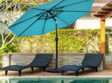 18" Bronze Umbrella Base - Heavy-Duty ResinSteel Upright, 30lbs Stable Round Design with Hand-Turn 64002827