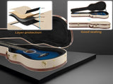 39" Classical Guitar Hard Case Microgroove Flat Grey 80009348