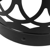 Outdoor Metal S/2 end table 73606.00BLK