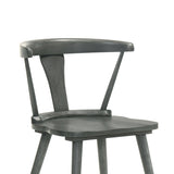 Rustic Farmhouse Dining Chairs, Solid Wood Side Chairs for Kitchen & Dining Room, Easy W2537P211109
