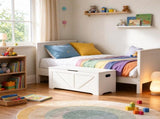 Kids Storage Bench, Wooden Toy Box Chest with Safety Hinge, Toddler Storage Cabinet for Playroom, 48946195