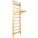 Wooden Swedish Ladder, Stall Bars Set for Physical Therapy & Gymnastics W465P208412