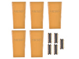 5Pcs 230SP Casting Bucket Teeth & TF23P Flex Pins Fits for Backhoe Skid Steer Loader 13799251