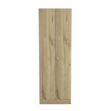 Multistorage Cabinet, Double Door, Five Shelves -Light Oak / Black B20092040
