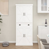 71" Kitchen Pantry Storage Cabinet with 4 Doors,1 Drawer, 2 Adjustable Shelves, 85094334