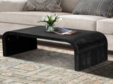 Farmhouse Vintage Crafts Coffee Table,Curved Art Deco Design, Easy Assembly, 48" W x 24" D x 18" W1445P331900