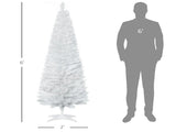 6 foot white Christmas tree with bracket 79075083