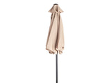9ft Patio Umbrella, Outdoor Market Umbrella with Push Button Tilt, Crank Handle, 6 Sturdy Iron Ribs, 19634119