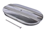 15" Oval Half Finned Polished Aluminum Air Cleaner Filter Fits for Chevy Ford Mopar SBC BBC 350 24596403