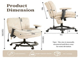 Chenille Criss Cross Office Chair with Air Lumbar Support, Flip-up Adjustable Arms, Built-in 05995139