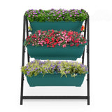 ZNTS Raised Garden Planter Bed, Tiered Planter Stand with 5 Boxes, Vertical Raised Garden Bed for Herbs, 61146457