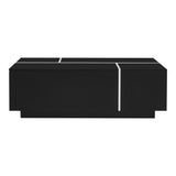 U-Can 47.2''-72.7'' Extendable Table, Multi-Functional Table with High-Gloss Finish, N724P292070B