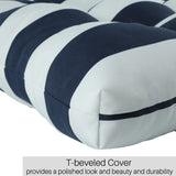 2 Pcs Set High Back Patio Chair Cushions, Tufted Rocking Chair Cushions, Adirondack Cushions for 71928680