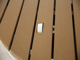 Rectangular Outdoor Shower Panel, Freestanding WPC & Aluminum Garden Shower with 22 Nozzles, High 82902340