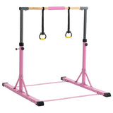 ZNTS Gymnastic Bar Set Gymnastics Horizontal Bar Gymnastics Kip Bar for Kids Home Use, Pink 46810802